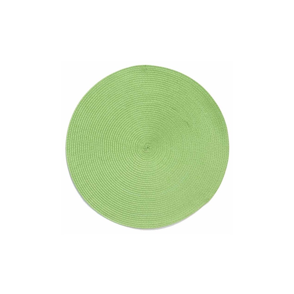 Салфетка подстановочная круглая 38см "Улитка" (зеленая), ПВХ, Harman, США