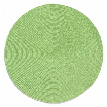 Салфетка подстановочная круглая 38см "Улитка" (зеленая), ПВХ, Harman, США