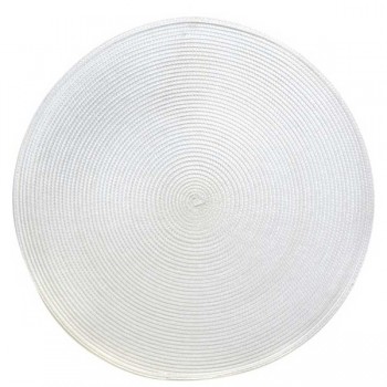 Салфетка подстановочная круглая 38см "Улитка" (белая), ПВХ, Harman, США