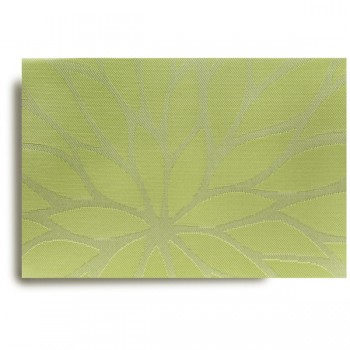 Салфетка подстановочная 48х33см "Цветочный жаккард", зеленый, винил, Harman, США