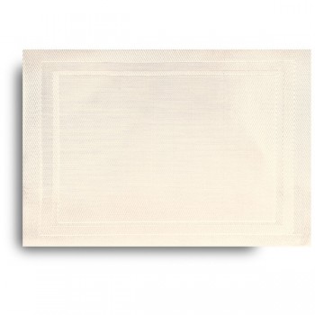 Салфетка подстановочная 33х48см "Блеск", белый, винил, Harman, США