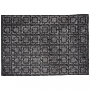 Салфетка подстановочная 33х48см "Квадраты", черный, винил, Harman, США