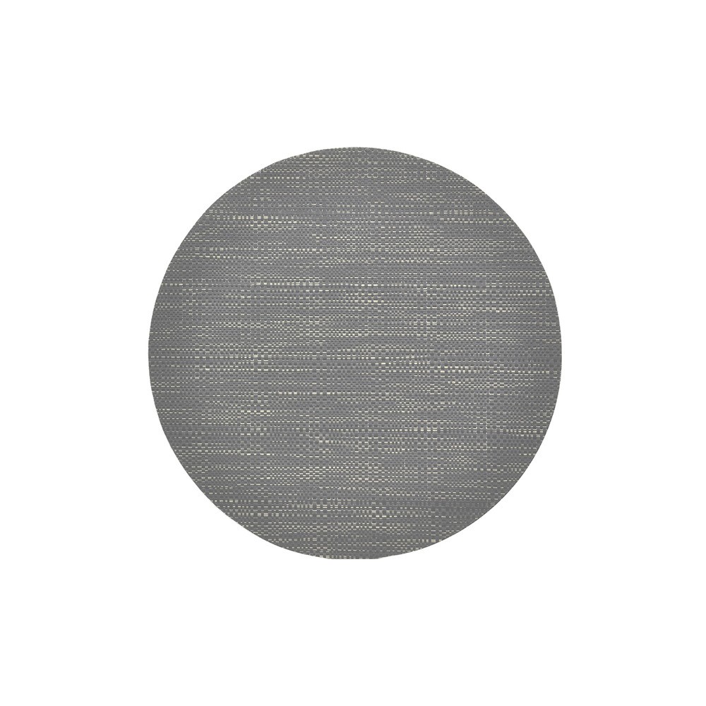 Салфетка подстановочная круглая 35,5см "Шахматы", серый, винил, Harman, США