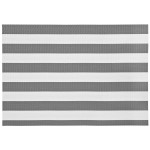 Салфетка подстановочная 33х48см "Пляжная полоска",серый, винил, Harman, США