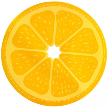 Салфетка подстановочная круглая 38см, апельсин, ПВХ, Harman, США