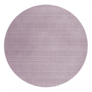 Салфетка подстановочная круглая 35см "Шахматы" (сиреневая), винил, Harman, США