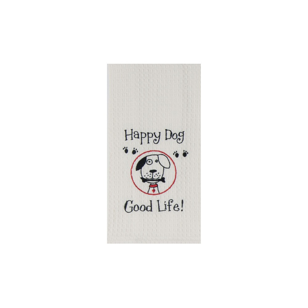 Полотенце "Счастливая собака", Хлопок, KAY DEE DESIGNS, США
