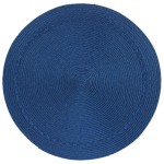 Салфетка подстановочная круглая Kay Dee Designs 38см (синяя), Хлопок, KAY DEE DESIGNS, США