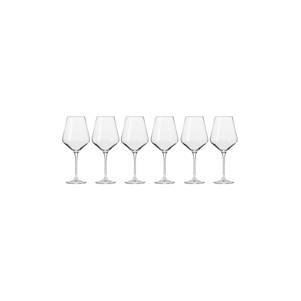 Набор бокалов для красного вина Krosno "Авангард" 490мл, 6 шт, Стекло, KROSNO, Польша