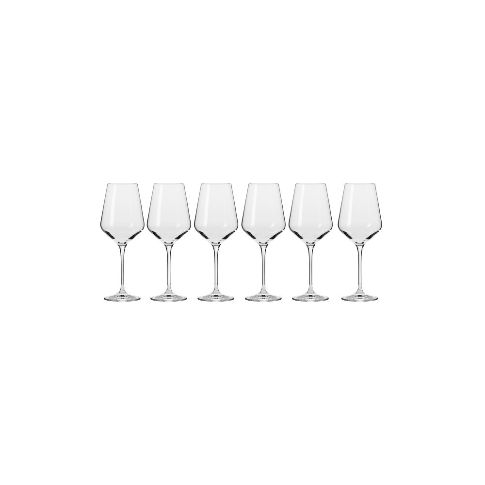 Набор бокалов для белого вина Krosno "Авангард" 390мл, 6 шт, Стекло, KROSNO, Польша