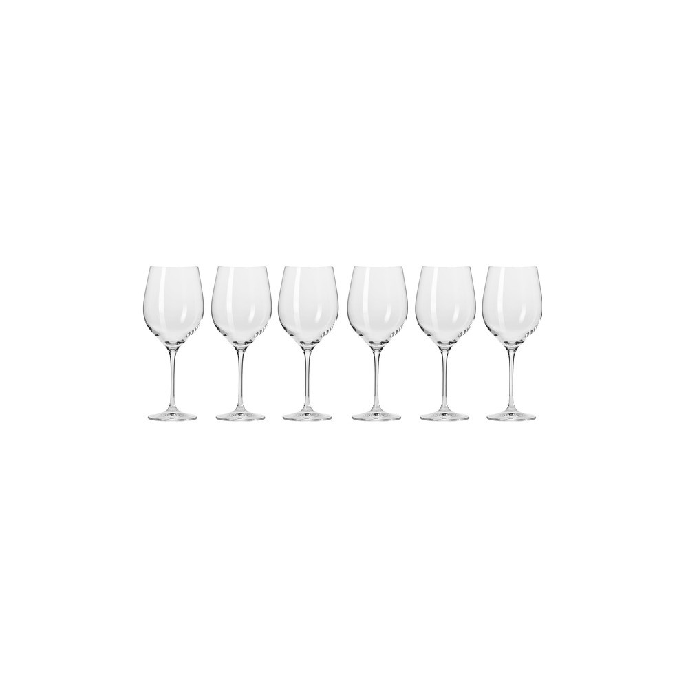 Набор бокалов для красного вина Krosno "Гармония" 450мл, 6 шт, Стекло, KROSNO, Польша