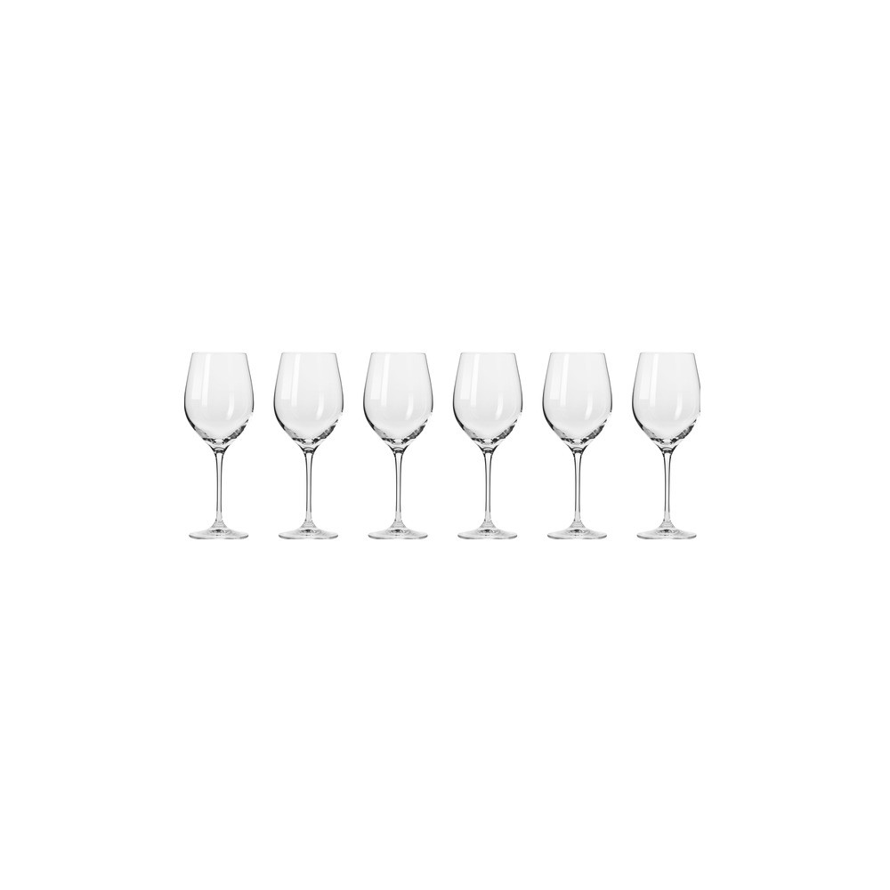 Набор бокалов для белого вина Krosno "Гармония" 370мл, 6 шт, Стекло, KROSNO, Польша