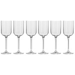 Набор бокалов для белого вина Krosno "Гламур" 270мл, 6 шт, Стекло, KROSNO, Польша