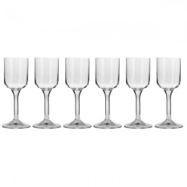 Набор рюмок для водки Krosno "Гламур" 40мл, 6 шт, Стекло, KROSNO, Польша