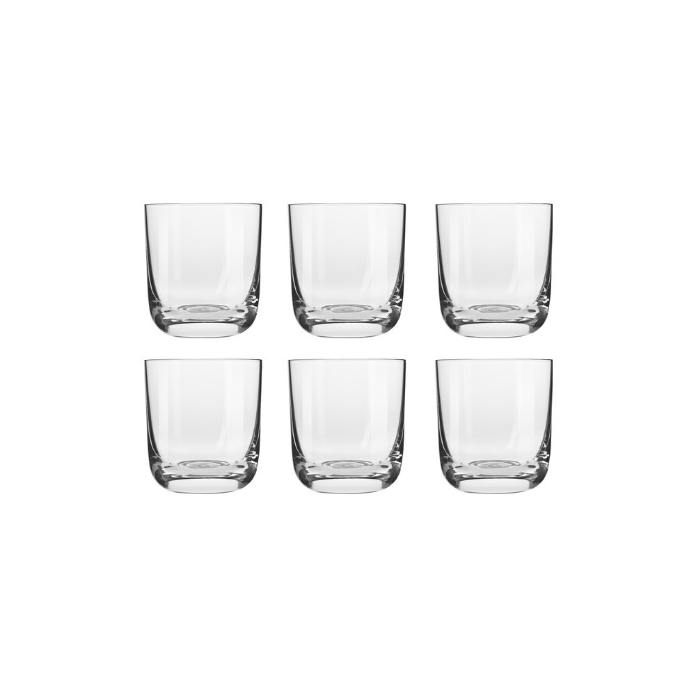 Набор стаканов для виски Krosno "Гламур" 300мл, 6 шт, Стекло, KROSNO, Польша