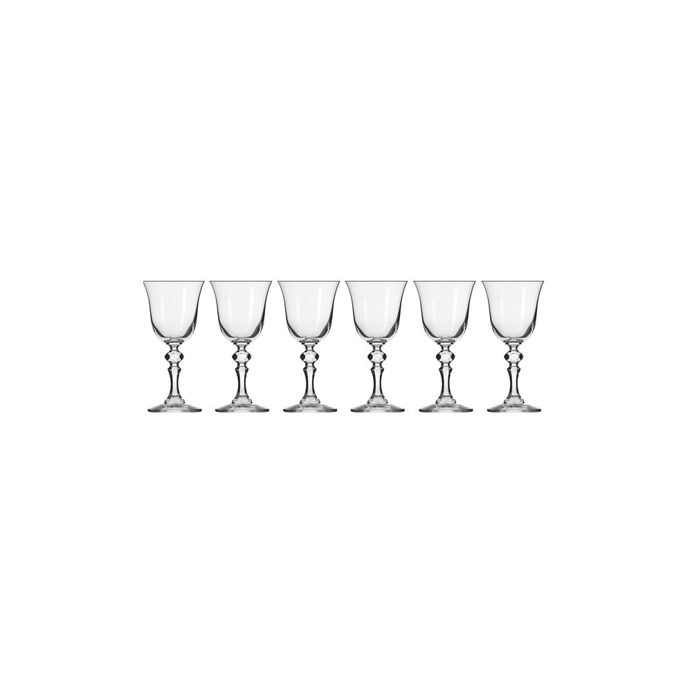 Набор бокалов для белого вина Krosno "Криста" 150мл, 6 шт, Стекло, KROSNO, Польша