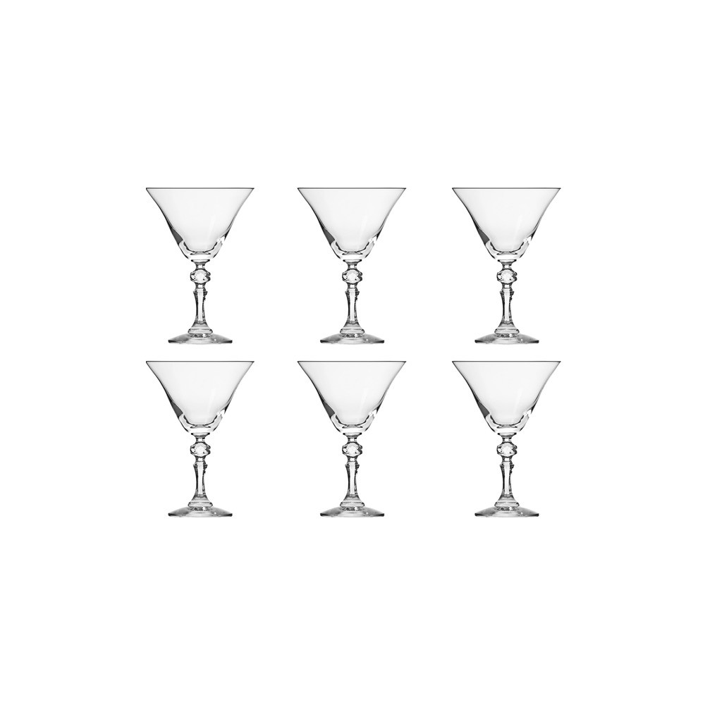 Набор бокалов для мартини Krosno "Криста" 170мл, 6 шт, Стекло, KROSNO, Польша