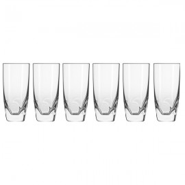 Набор стаканов для воды Krosno "Миксология" 330мл, 6 шт, Стекло, KROSNO, Польша