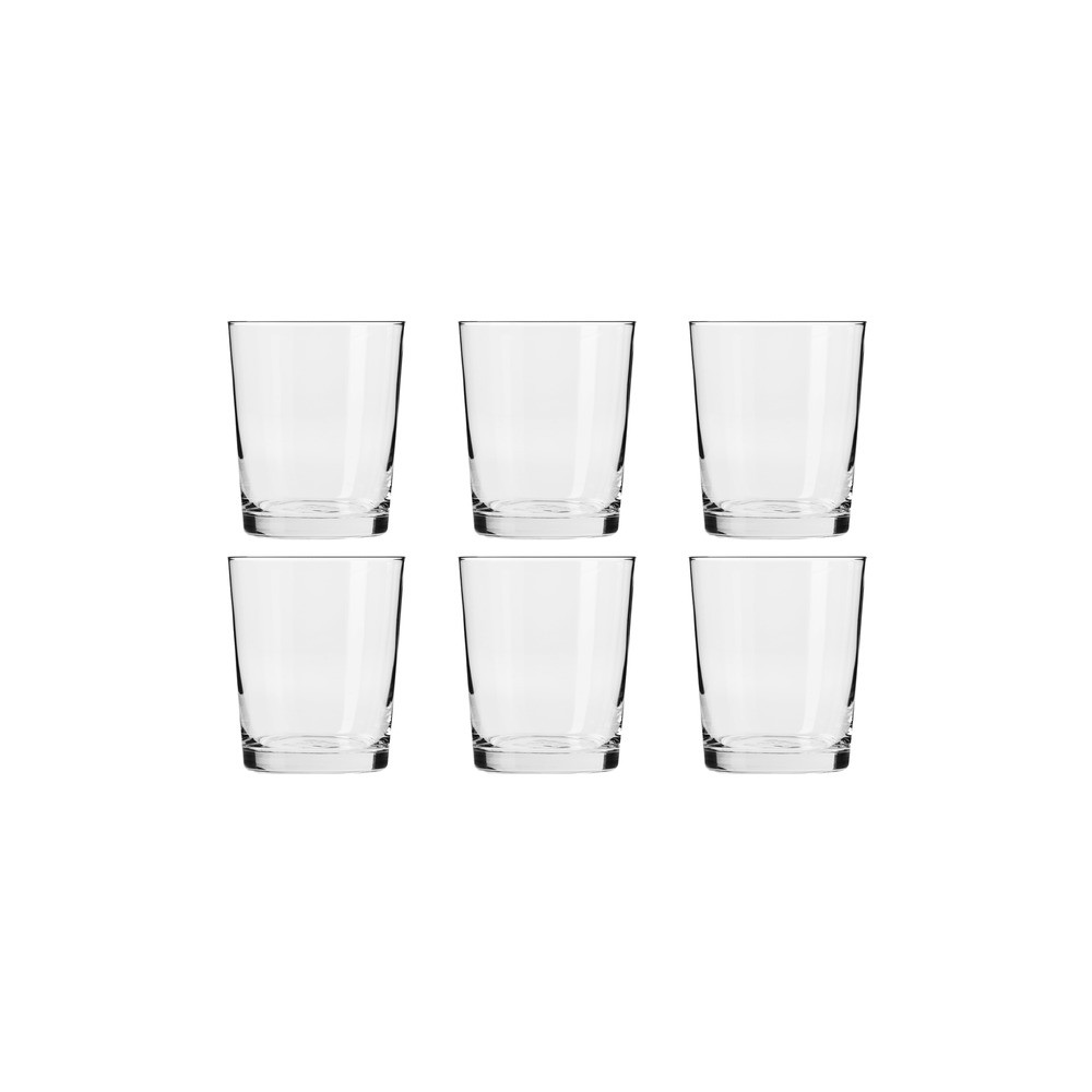 Набор стаканов для воды Krosno "Чистота" 250мл, 6 шт, Стекло, KROSNO, Польша