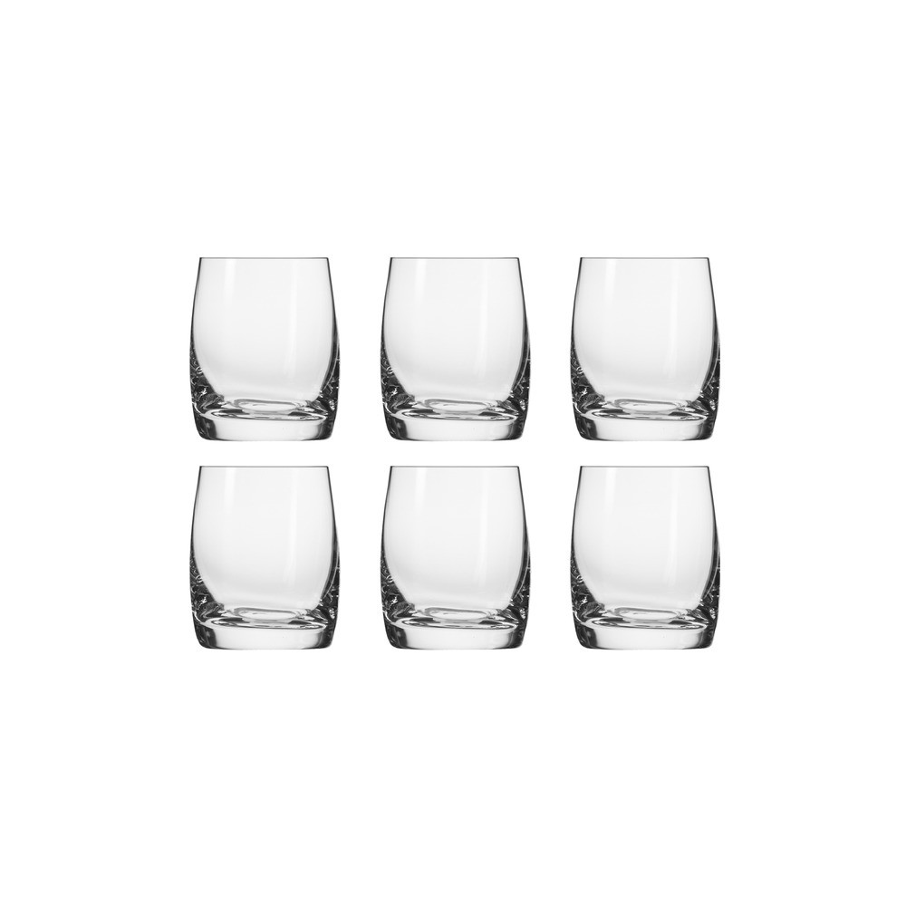 Набор стаканов для виски Krosno "Слияние" 250мл, 6 шт, Стекло, KROSNO, Польша