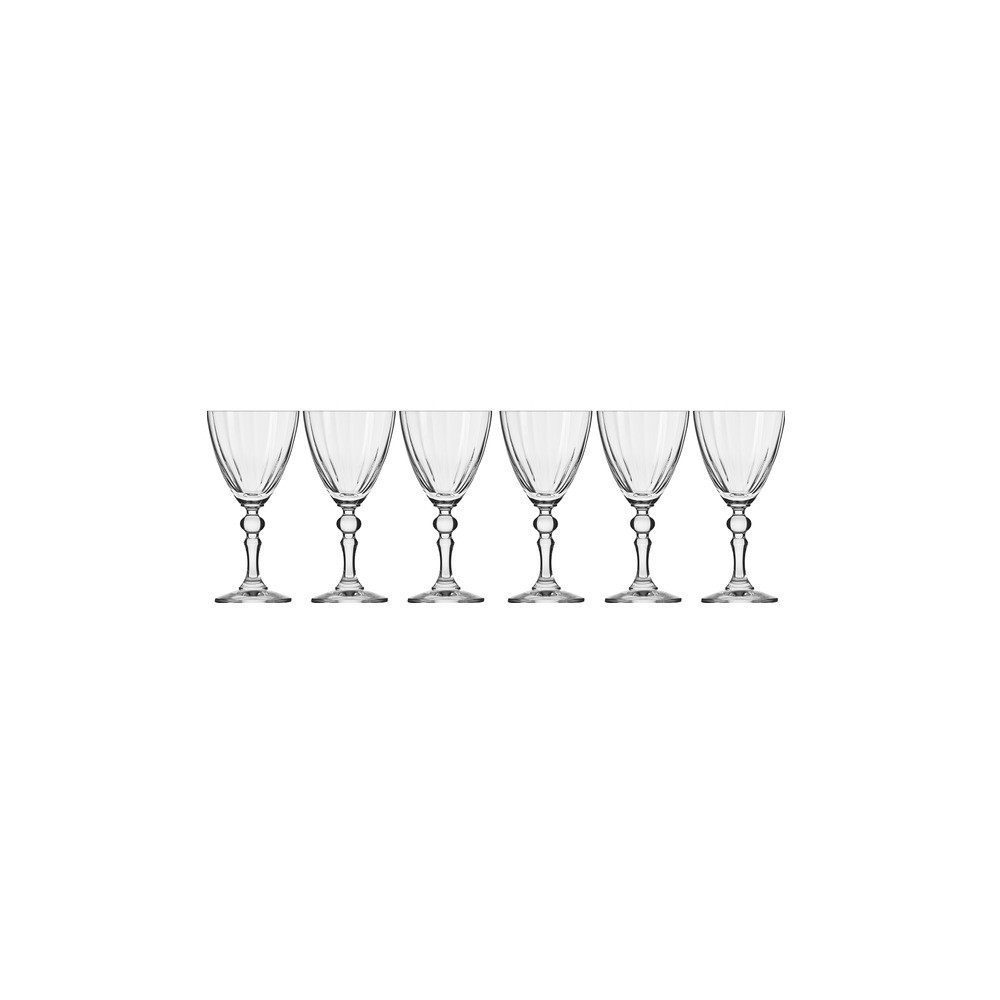 Набор бокалов для белого вина Krosno "Иллюминация" 170мл, 6 шт, Стекло, KROSNO, Польша