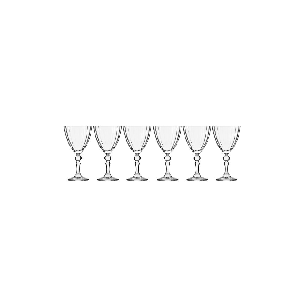Набор бокалов для красного вина Krosno "Иллюминация" 250мл, 6 шт, Стекло, KROSNO, Польша