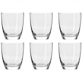 Набор стаканов для воды Krosno "Миксология"  390мл, 6 шт, Стекло, KROSNO, Польша