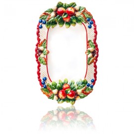 Блюдо 47х30см "Новый год", Фарфор, LAMART, Италия