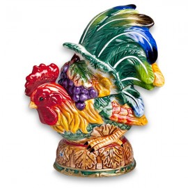 Шкатулка 14см "Петушок", Фарфор, LAMART, Италия