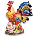 Шкатулка 15см "Петушок", Фарфор, LAMART, Италия