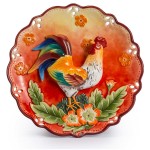 Тарелка декоративная 20см (красная), Керамика, LAMART, Италия