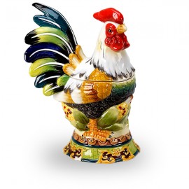Шкатулка 15см "Петушок", Фарфор, LAMART, Италия