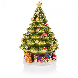 Шкатулка музыкальная 22см "Рождественская песенка", Керамика, LAMART, Италия