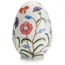 Шкатулка 18см "Яйцо", Фарфор, LAMART, Италия