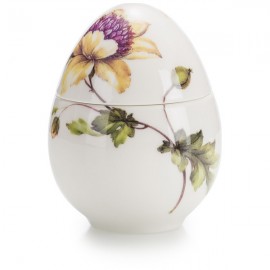 Шкатулка 9см "Яйцо", Фарфор, LAMART, Италия