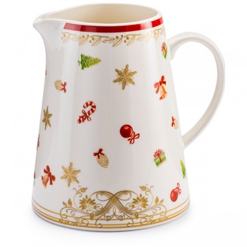 Молочник 18см "Особый вкус праздника", Фарфор, LAMART, Италия