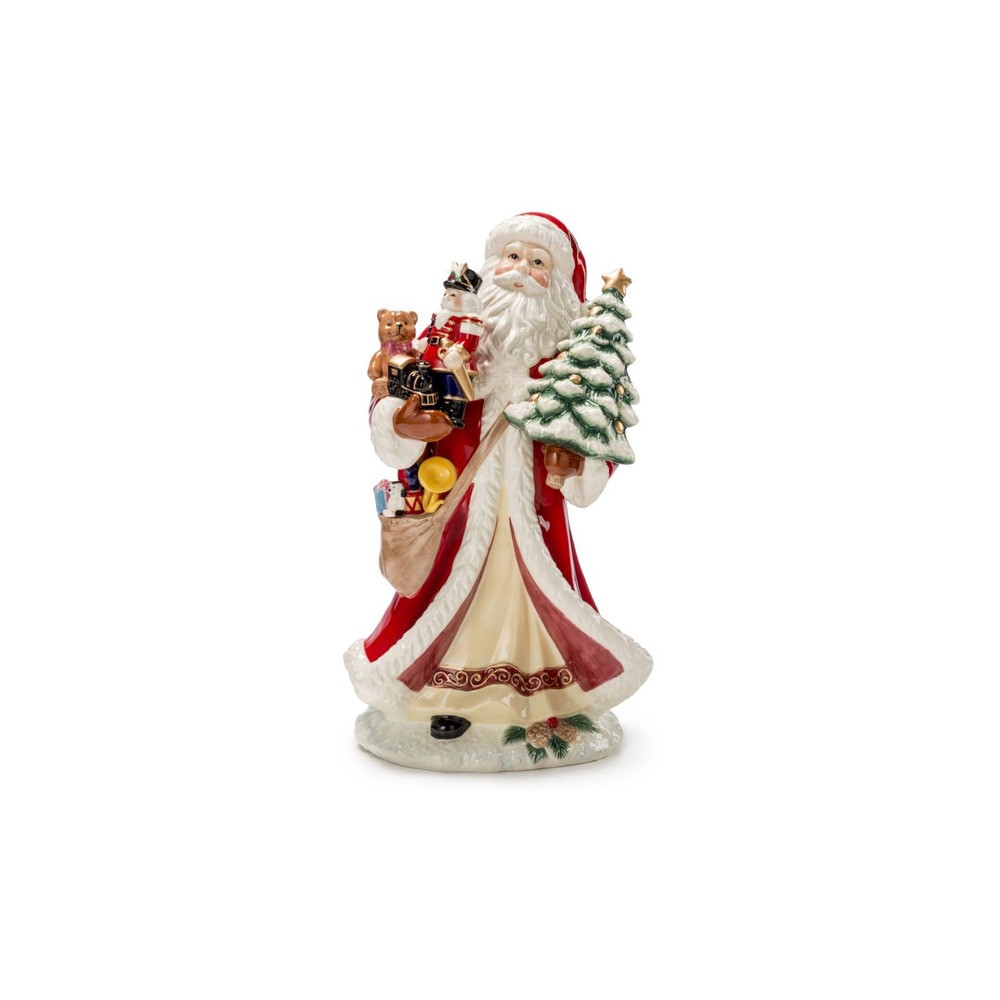 Фигурка 39см "Дед Мороз с подарками", Керамика, LAMART, Италия