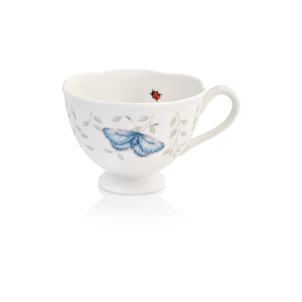 Чашка чайно-кофейная 235мл "Бабочки на лугу", Фарфор, Lenox, США