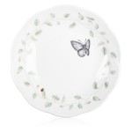 Тарелка суповая 22,5см "Бабочки на лугу", Фарфор, Lenox, США