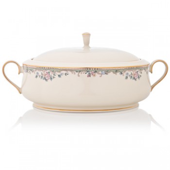 Блюдо для горячего с крышкой 2,4л "Весенняя аллея", Фарфор, Lenox, США