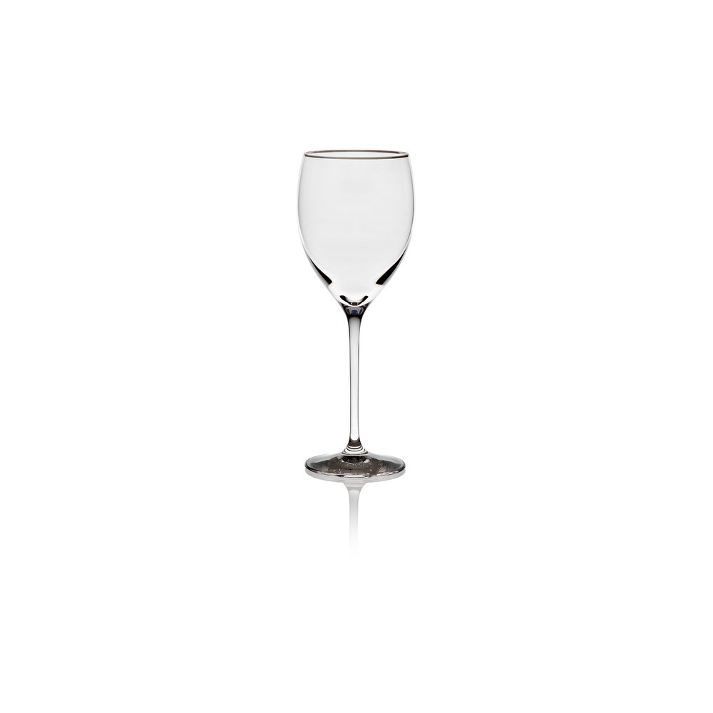 Бокал для белого вина 250мл "Вечность, платиновый кант", Хрусталь, Lenox, США
