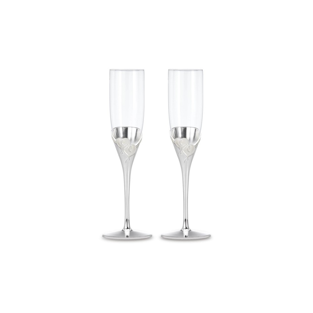 Набор из 2 фужеров для шампанского 180мл "Настоящая любовь", Хрусталь, Lenox, США