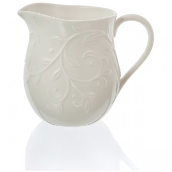 Молочник 410мл "Чистый опал, рельеф", Фарфор, Lenox, США