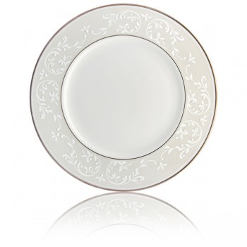 Тарелка акцентная 23см "Чистый опал", Фарфор костяной, Lenox, США