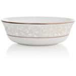 Салатник круглый 16см "Чистый опал", Фарфор костяной, Lenox, США
