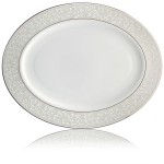 Блюдо овальное 40см "Чистый опал", Фарфор костяной, Lenox, США