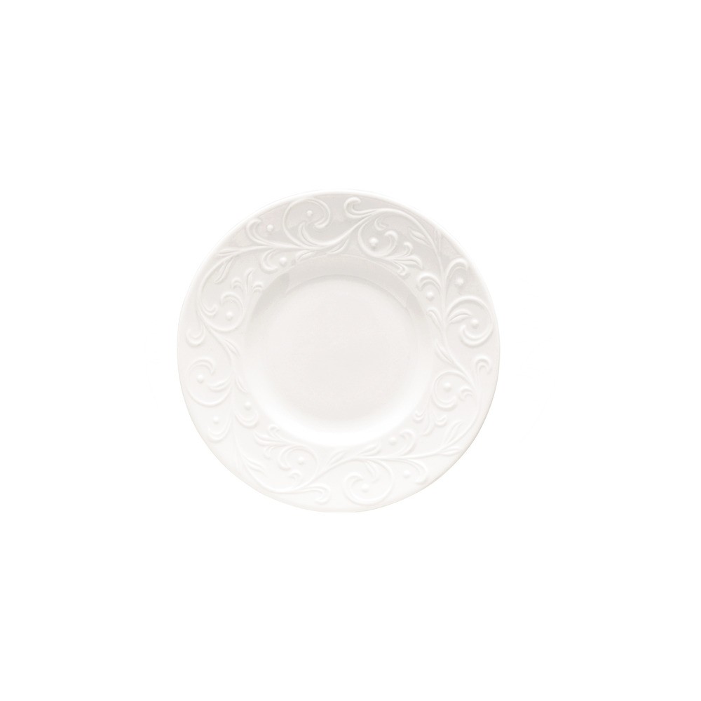 Тарелка десертная 16,5см "Чистый опал, рельеф", Фарфор, Lenox, США