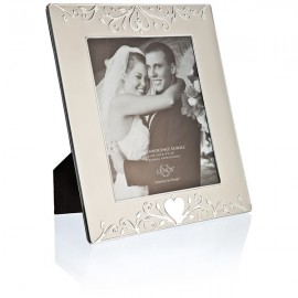Рамка для фото 20х25см "Чистый опал", Посеребрение, Lenox, США