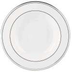 Тарелка суповая 23см "Федеральный, платиновый кант", Фарфор, Lenox, США