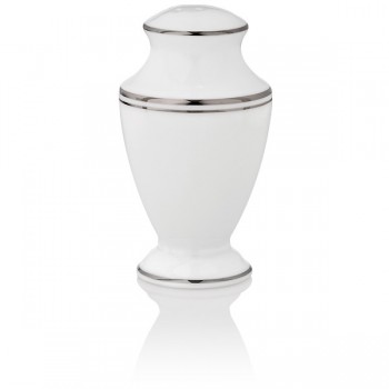 Солонка 9,5см "Федеральный, платиновый кант", Фарфор, Lenox, США